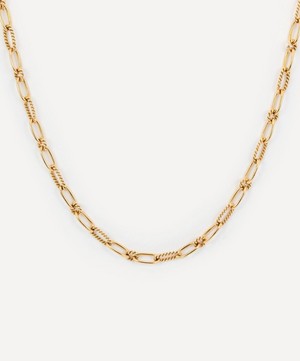 Kojis - 18ct Gold Vintage Fancy Link Chain Necklace image number 0