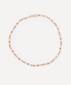 Kojis - 18ct Gold Vintage Fancy Link Chain Necklace image number 1
