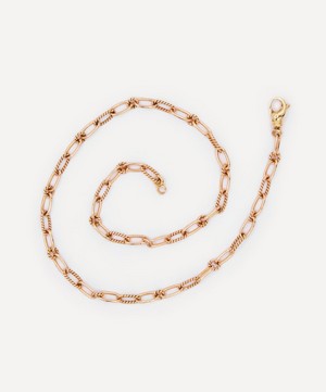 Kojis - 18ct Gold Vintage Fancy Link Chain Necklace image number 2