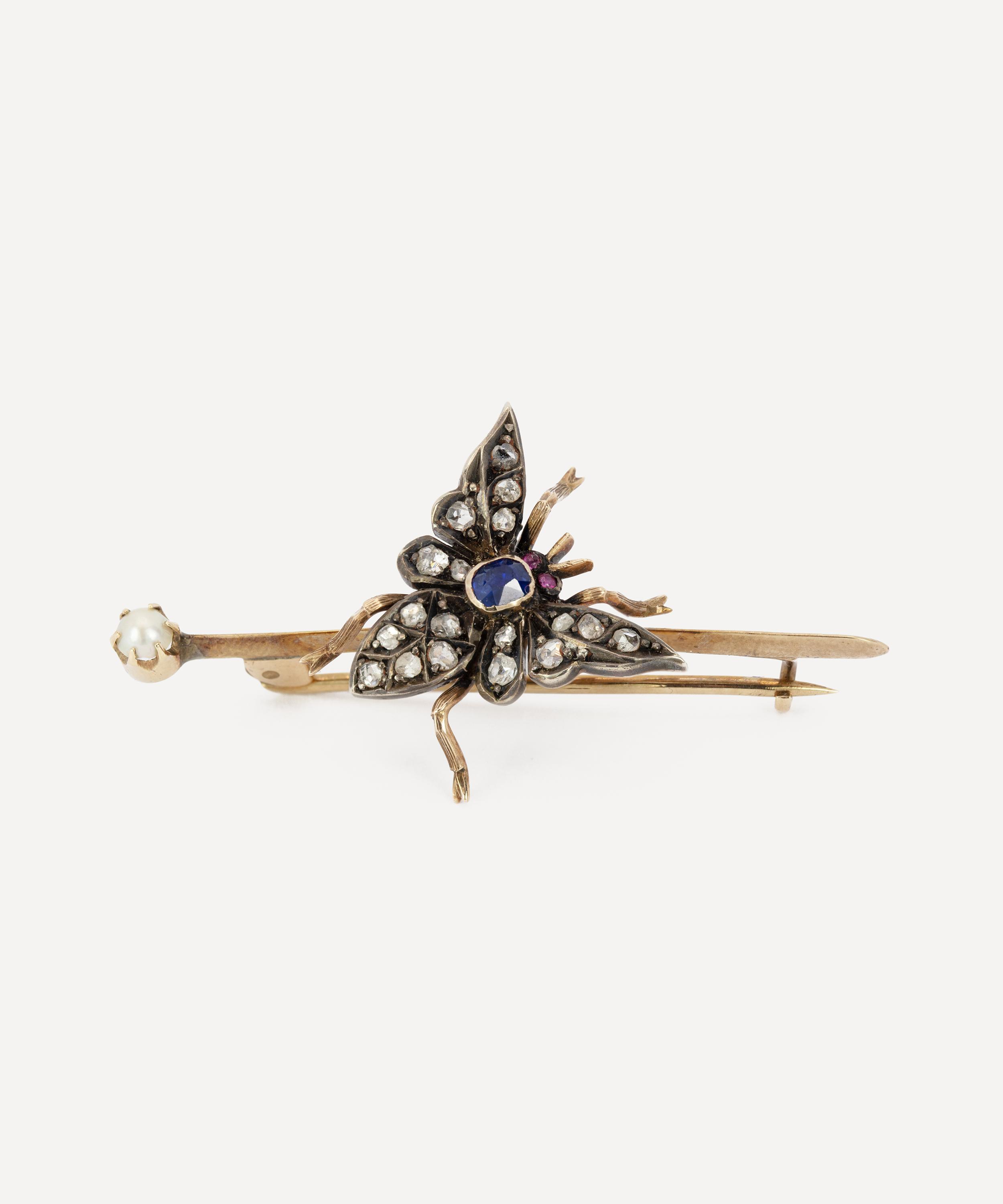 Kojis - Silver Victorian Bug Brooch