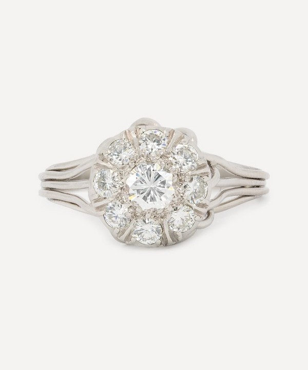 Kojis - Platinum Vintage Diamond Ring image number null