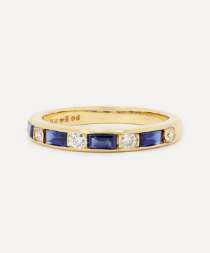 Kojis - 18ct Gold Vintage Oscar Heyman Sapphire and Diamond Ring image number 0