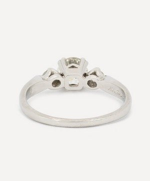Kojis - Platinum Old Cut Diamond Trilogy Ring image number 3