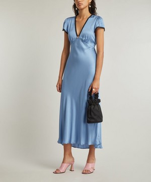 RIXO - Clarice Silk-Blend Midi-Dress image number 1