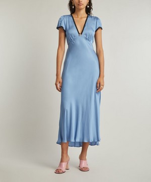 RIXO - Clarice Silk-Blend Midi-Dress image number 2