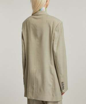 Acne Studios - Double-Breasted Herringbone Suit Jacket image number 3