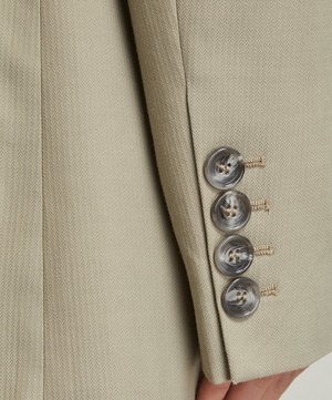Acne Studios - Double-Breasted Herringbone Suit Jacket image number 4