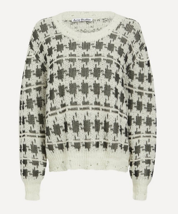 Acne Studios - Houndstooth Wool Jumper image number null