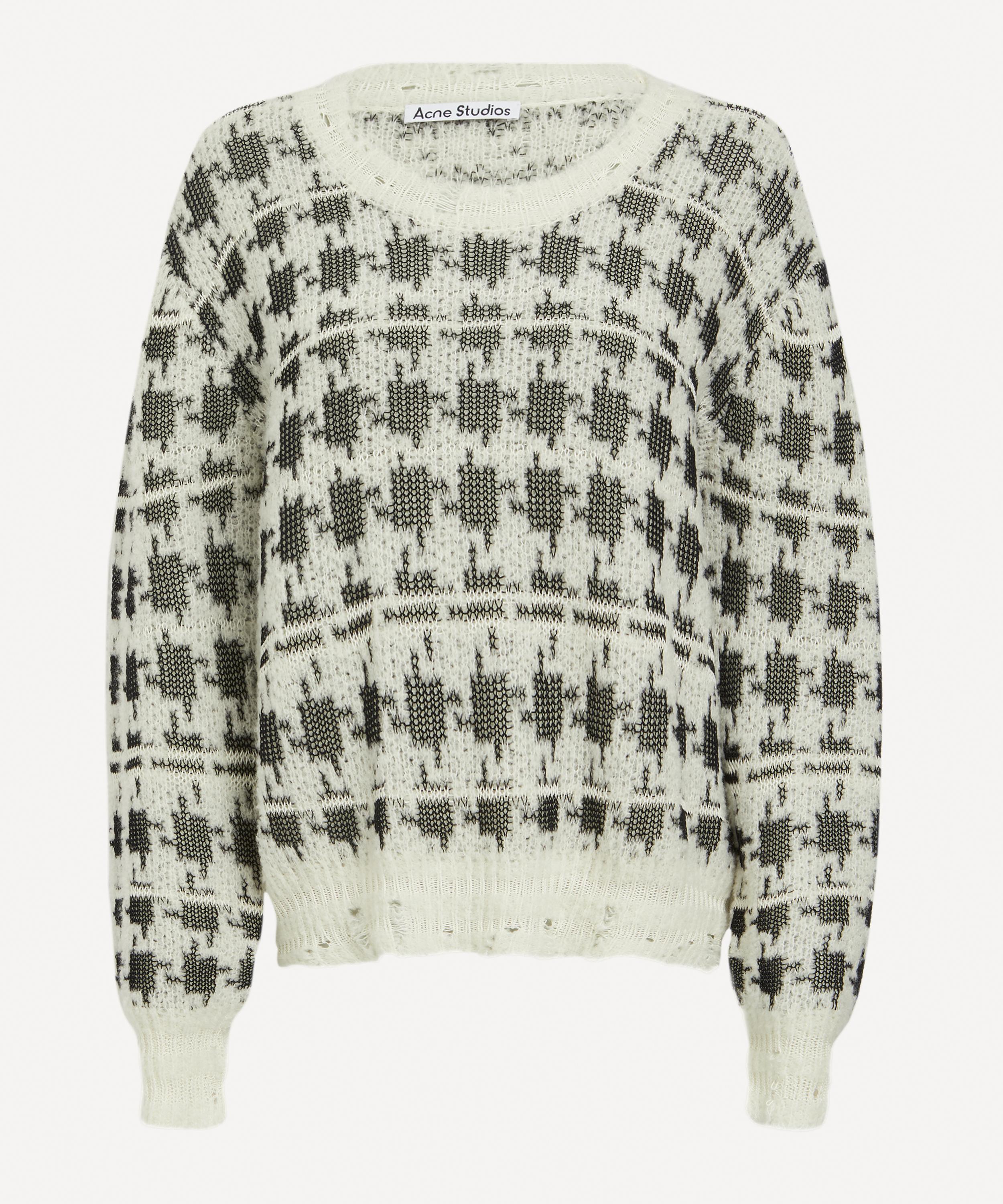 Acne Studios - Houndstooth Wool Jumper image number null