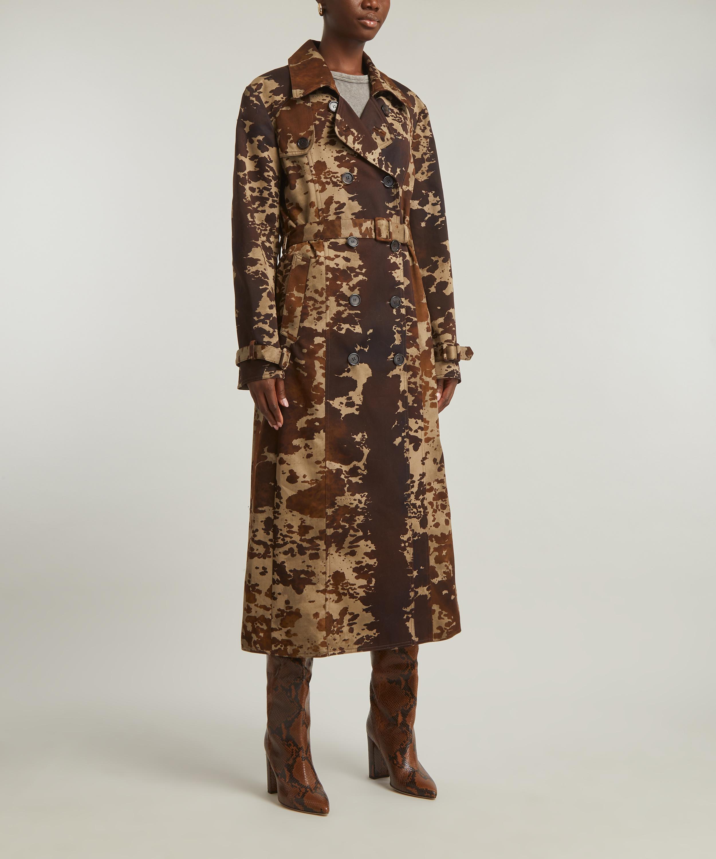 Acne Studios Cow Print Trench Coat Liberty