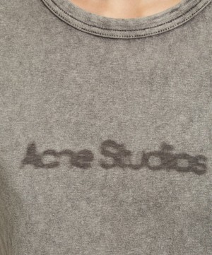 Acne Studios - Blurred Logo T-Shirt image number 4
