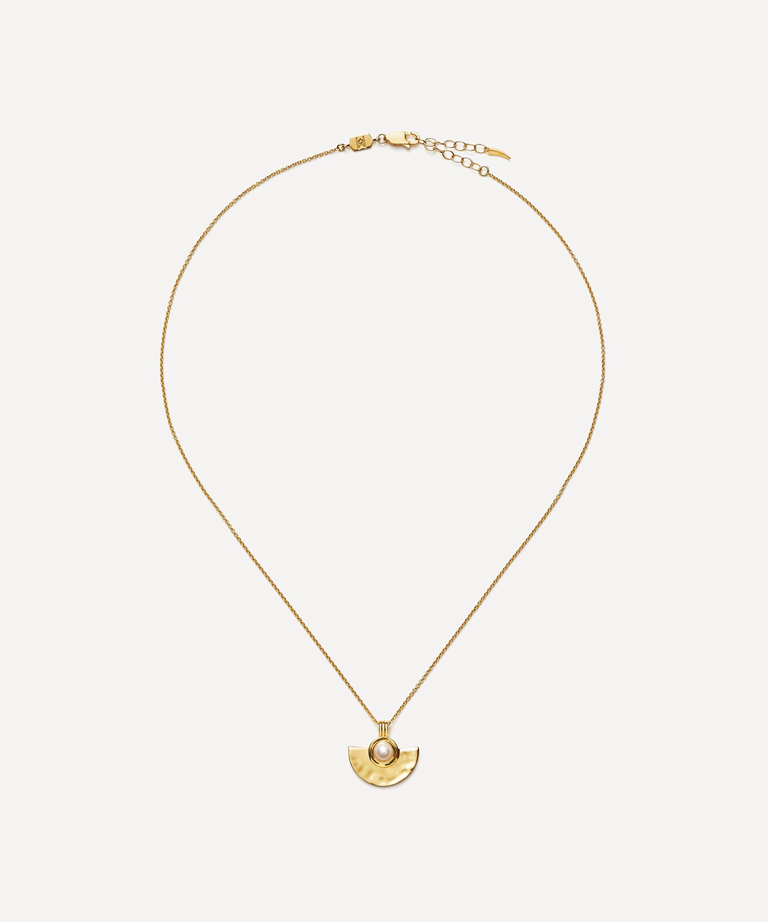 Missoma Zenyu Fan Chain Necklace Set 18ct Gold Plated Vermeil