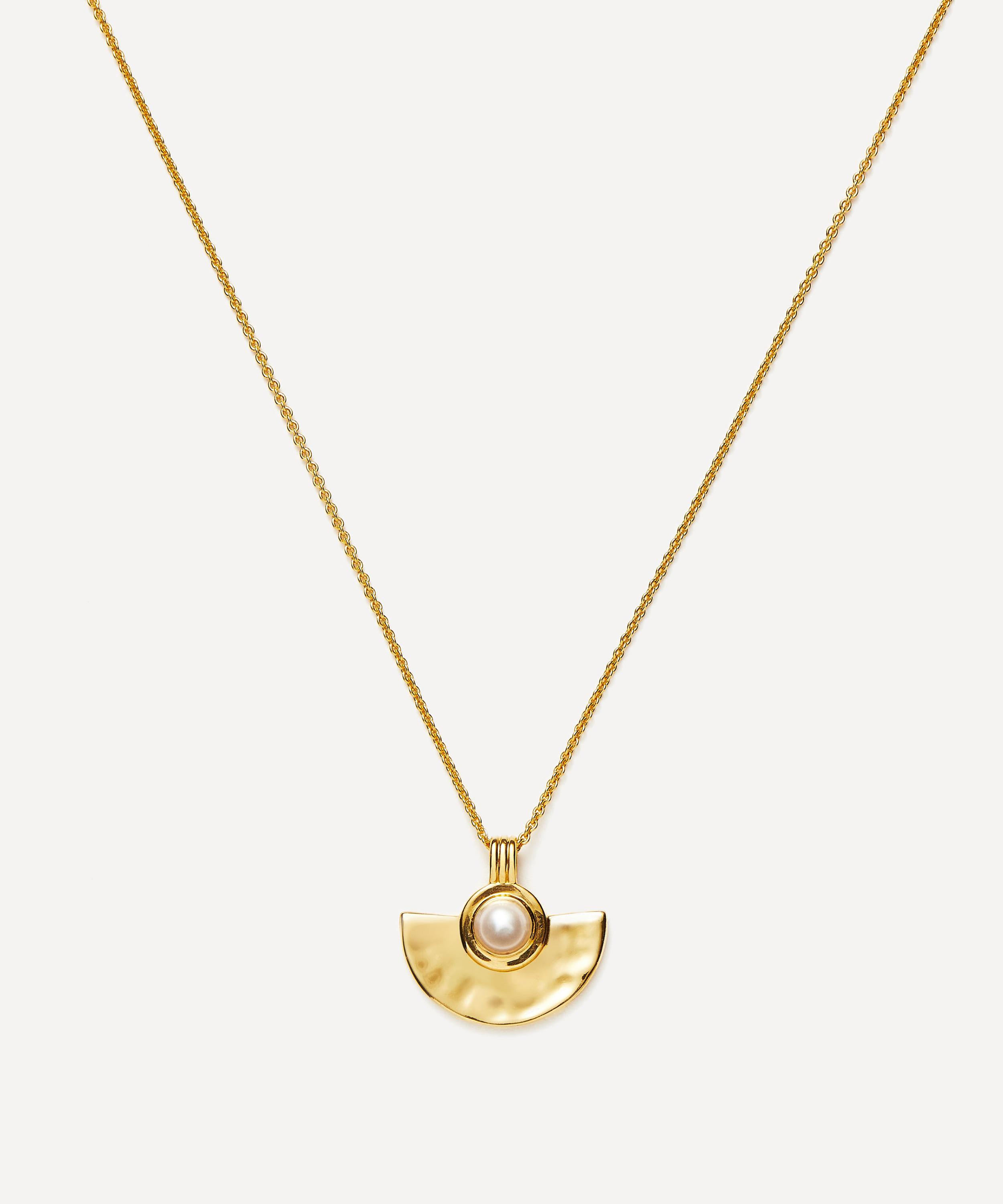 Missoma 18ct Gold-Plated Vermeil Silver Zenyu Gemstone Fan