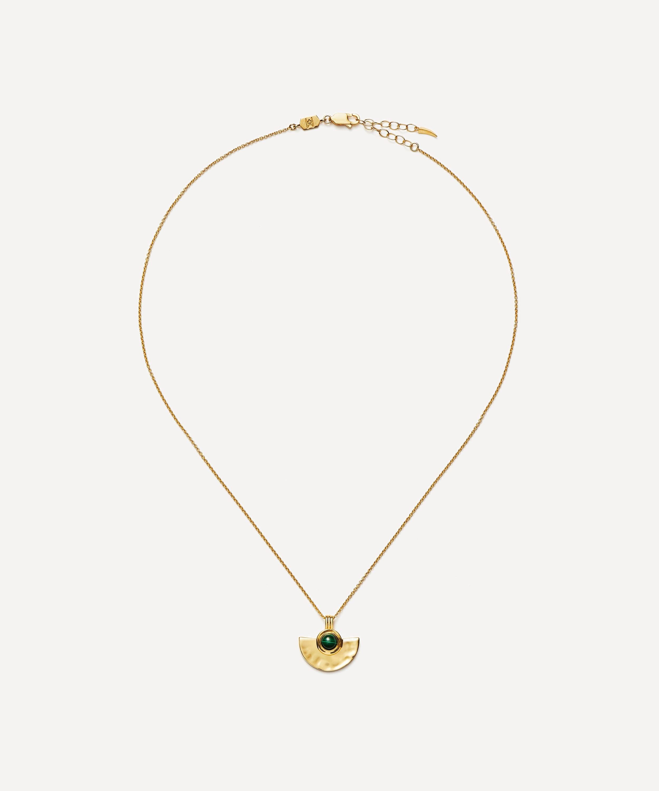 Missoma Good Vibes Sunshine Medallion Beaded Necklace | 18ct Gold Plated, Multi 18ct Gold Plated/Multi