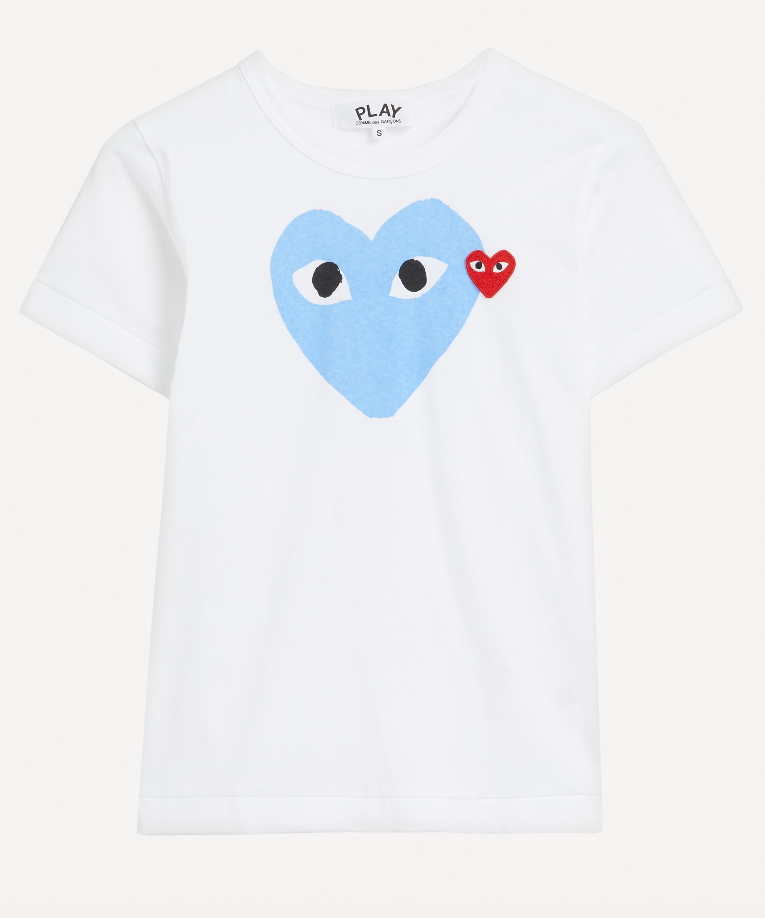 Comme des Garcons Play Printed Heart T Shirt Liberty