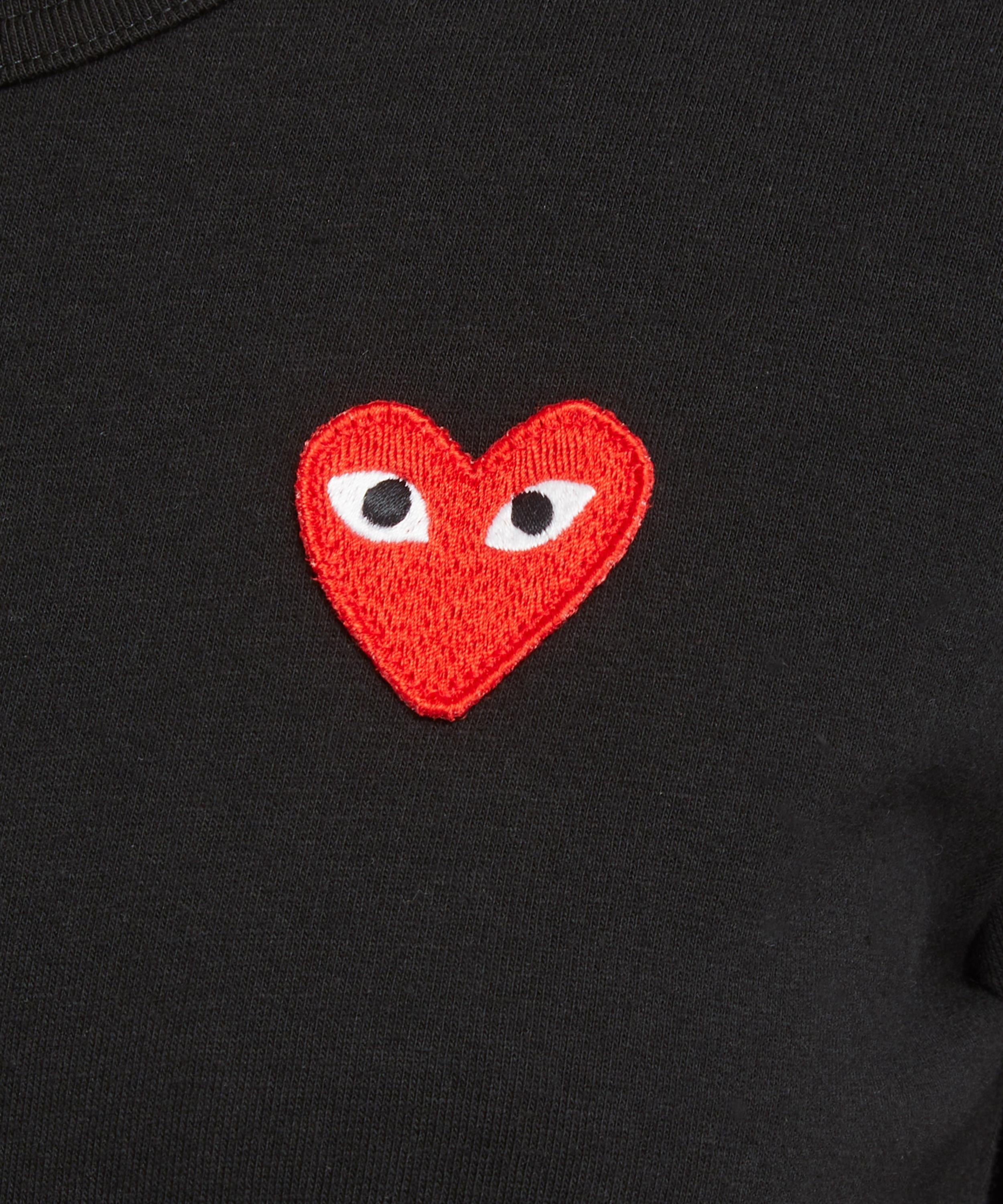 Comme des Garcons Play Red Heart T-Shirt Black