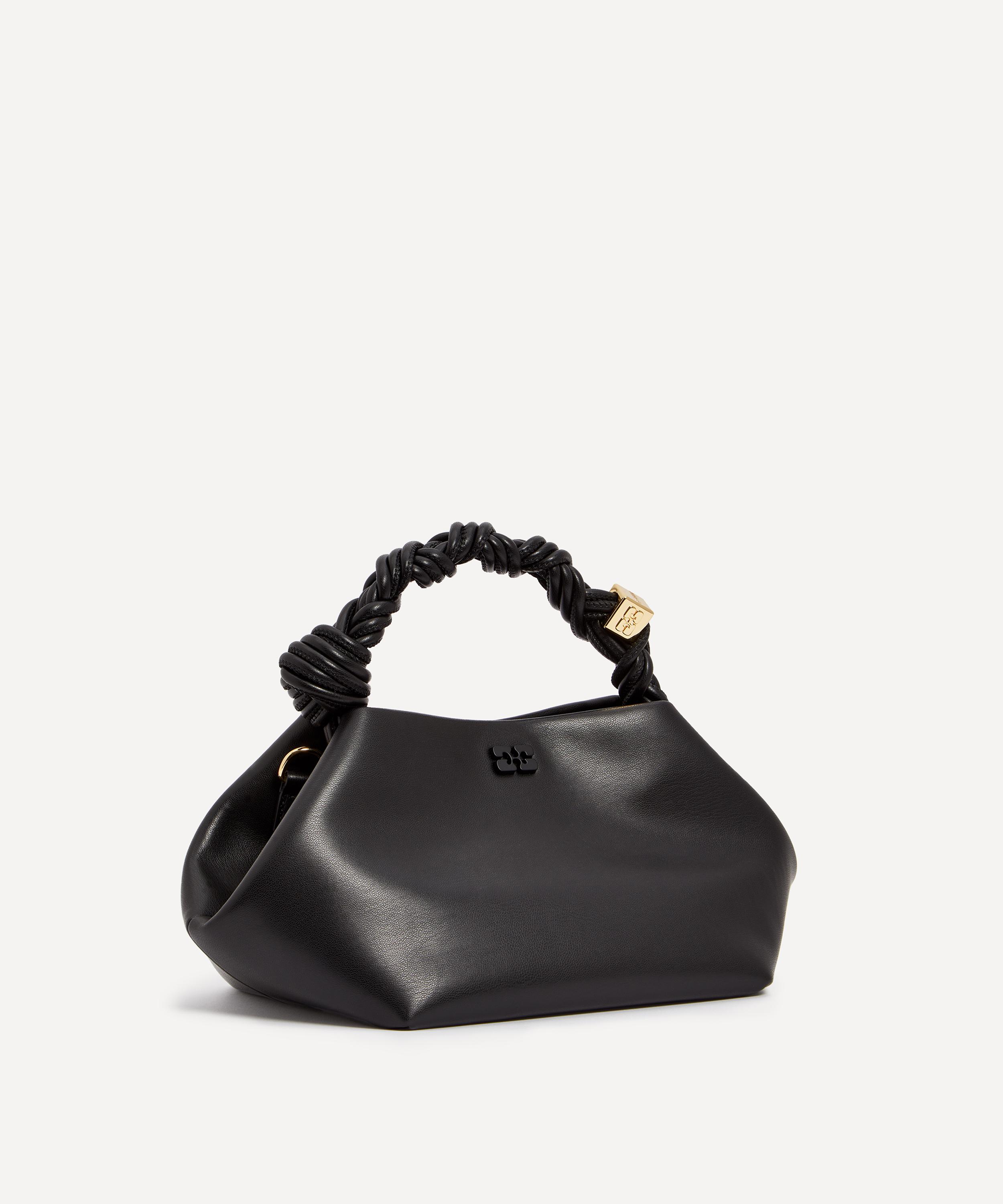 Ganni - Bou Black Knotted Handle Bag image number 1