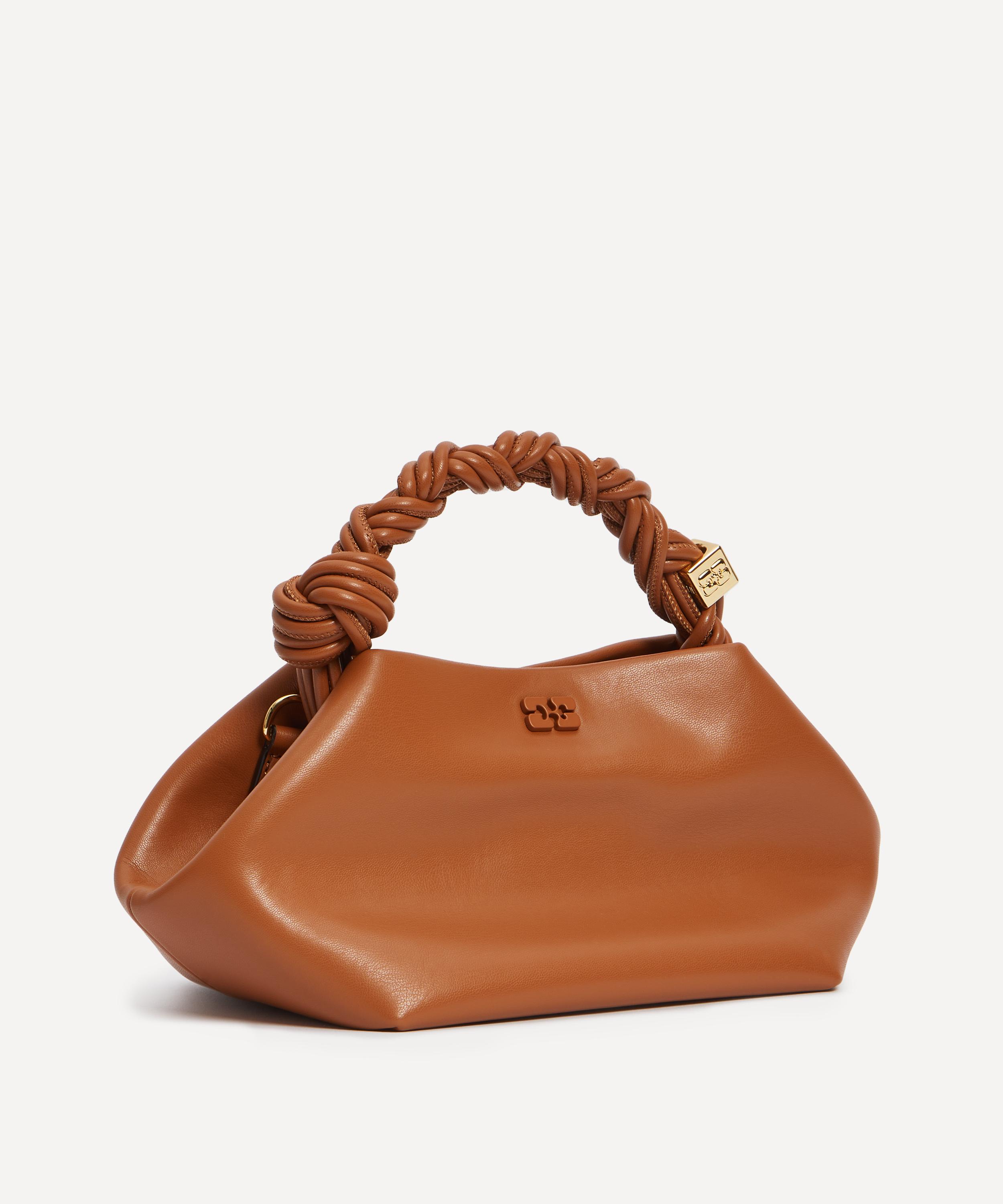 Ganni - Bou Caramel Café Knotted Handle Bag image number 1