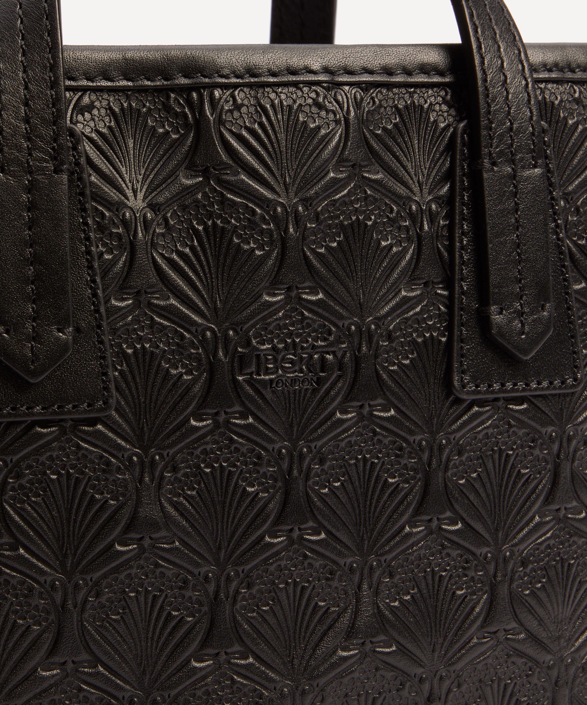 Liberty - Mini Marlborough Cross-Body Tote Bag in Embossed Leather image number 4