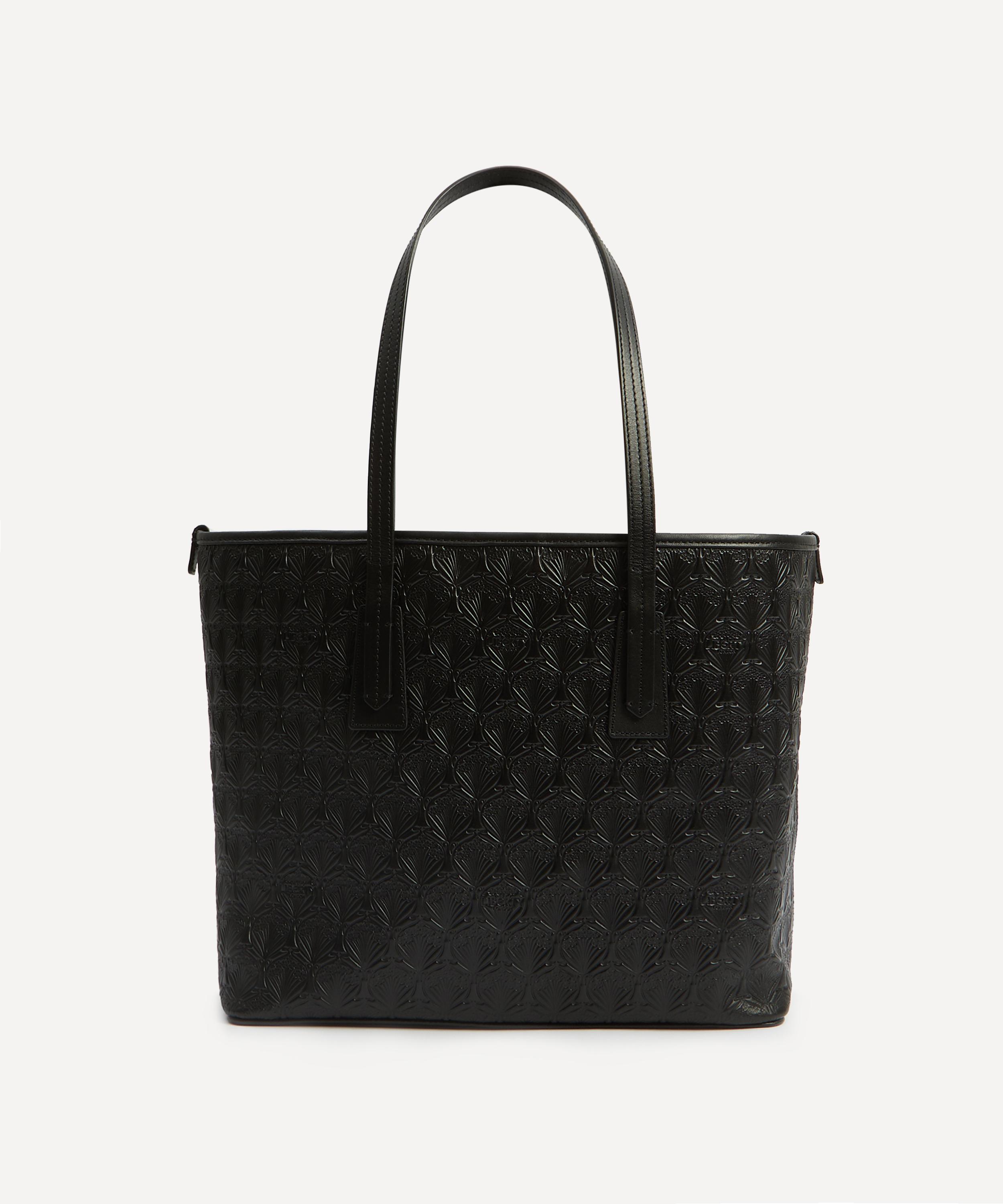 Iphis Embossed Leather Little Marlborough Tote Bag