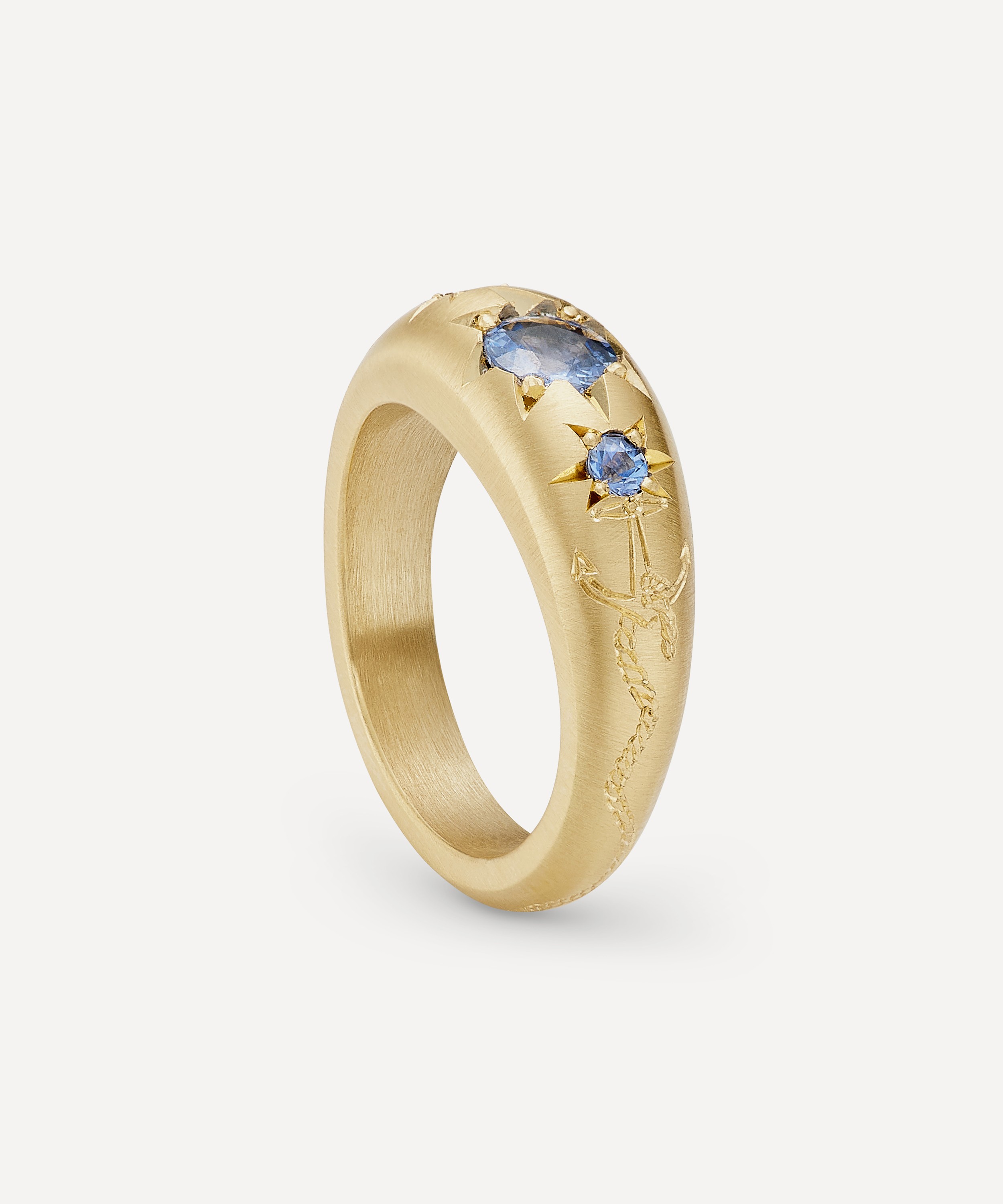 Cece Jewellery - 18ct Gold Anchored Forever Ring image number 2