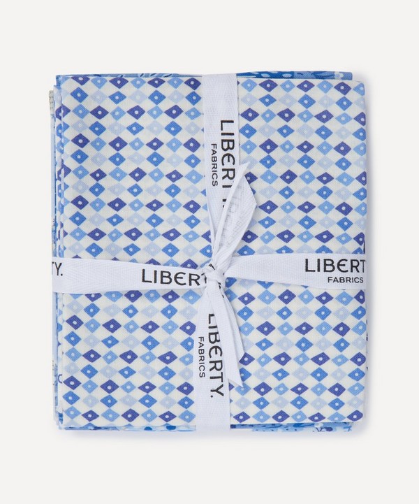 Liberty Fabrics - Half-Metre Pre-Cut Blue China Lasenby Quilting Cotton image number null