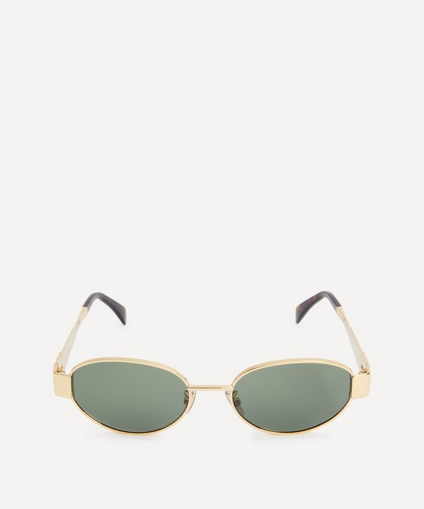 Celine - Triomphe Oval Sunglasses image number null