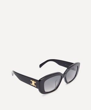 Celine - Triomphe Chunky Rectangular Sunglasses image number 1