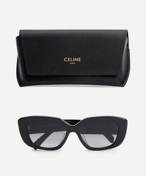 Celine - Triomphe Chunky Rectangular Sunglasses image number 3
