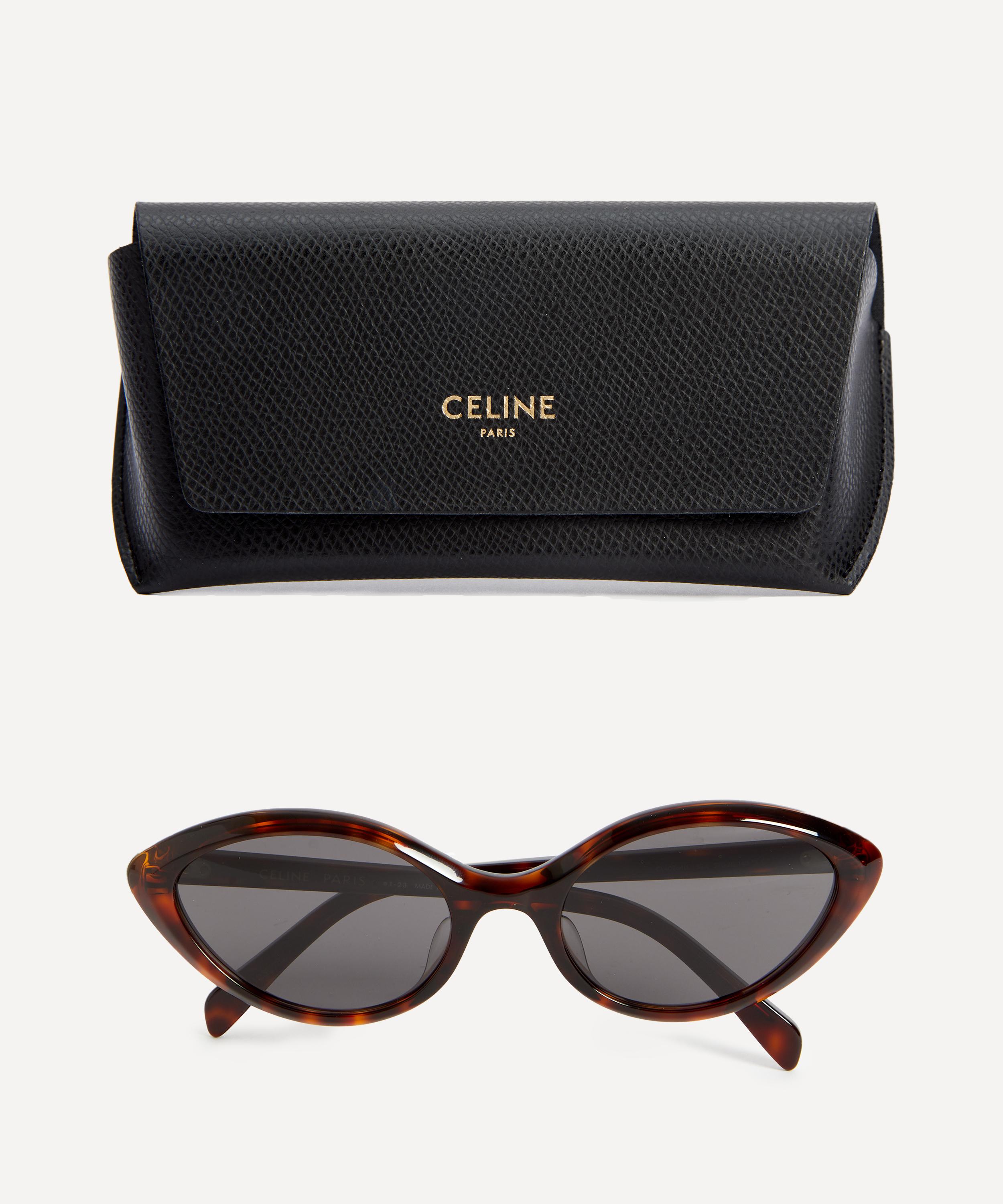 Celine cat deals eye sunglasses black