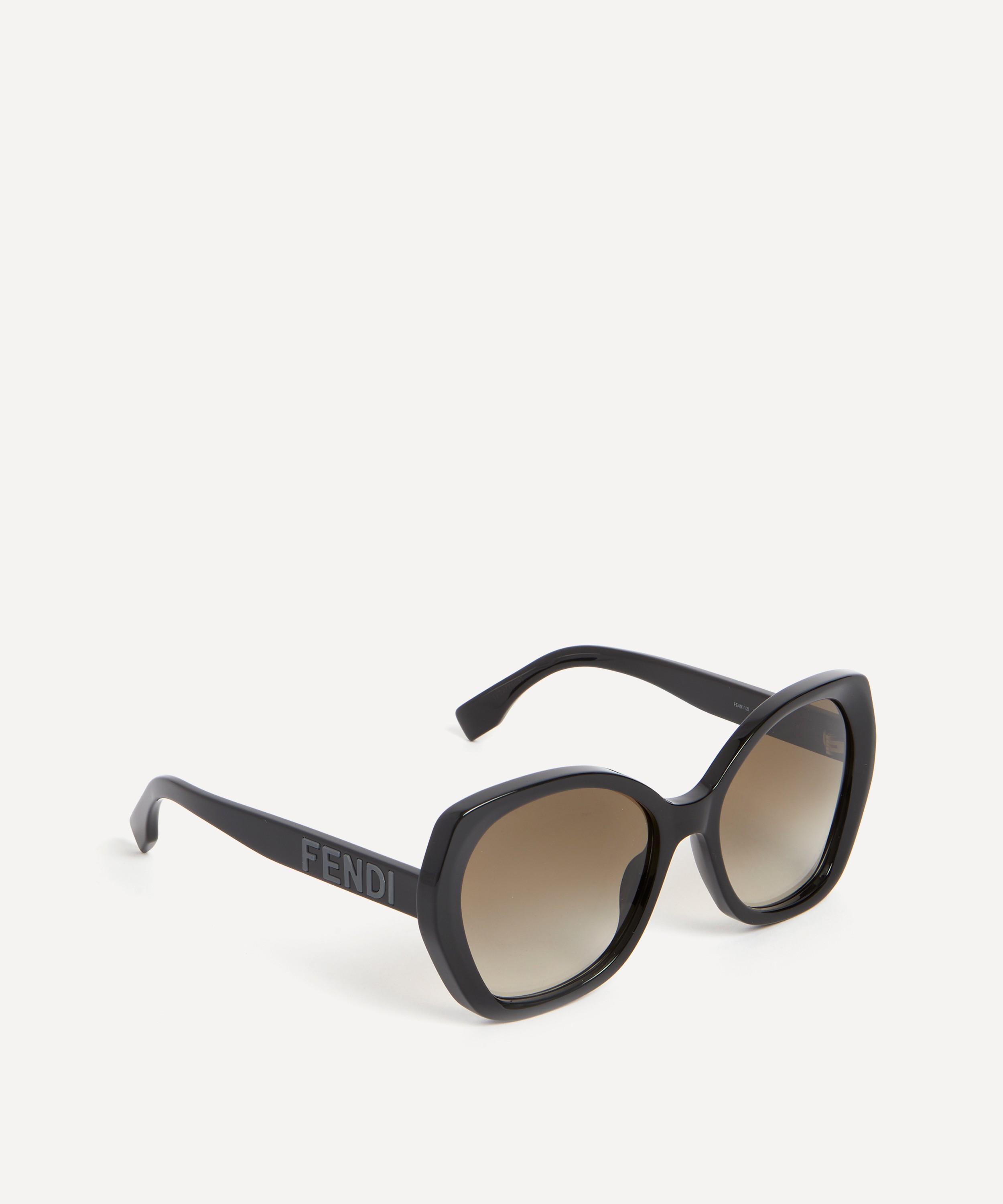 Fendi - Butterfly Black Lettering Sunglasses image number 1