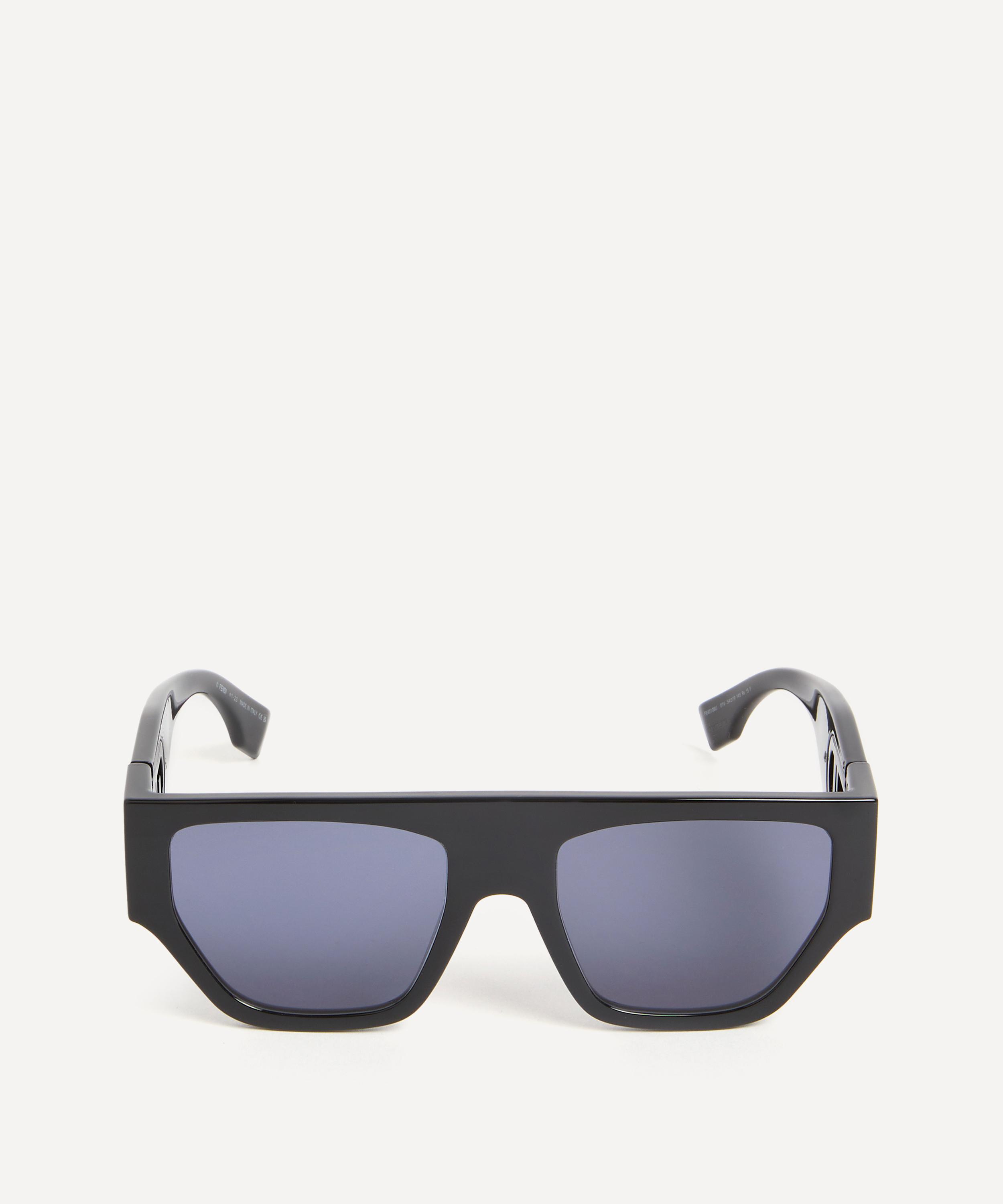 Fendi black outlet aviators