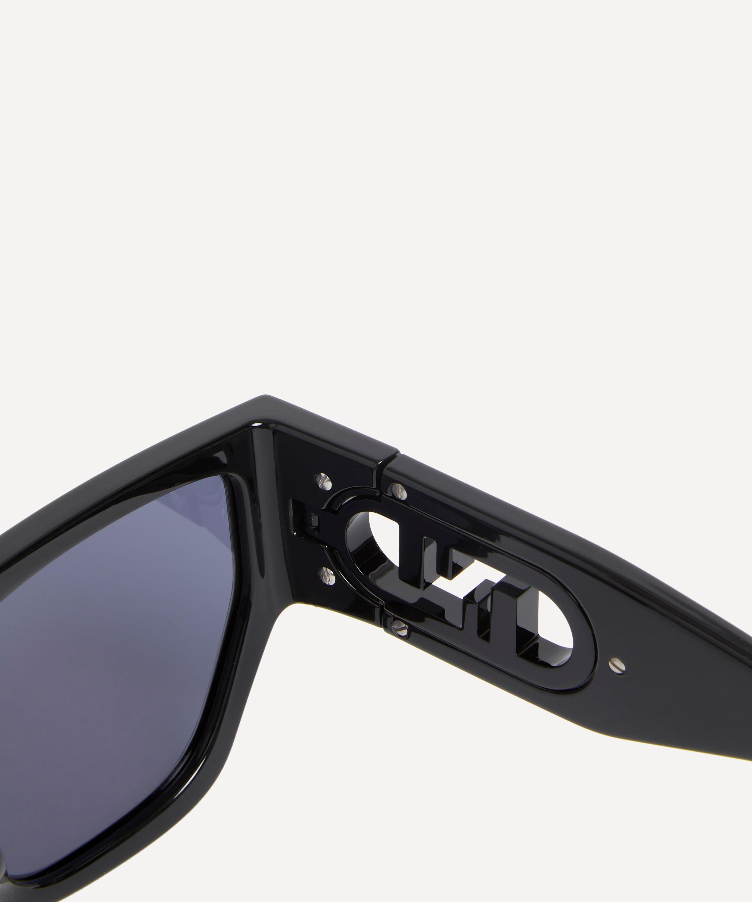 FENDI O'Lock Aviator-Style Metal Sunglasses for Men