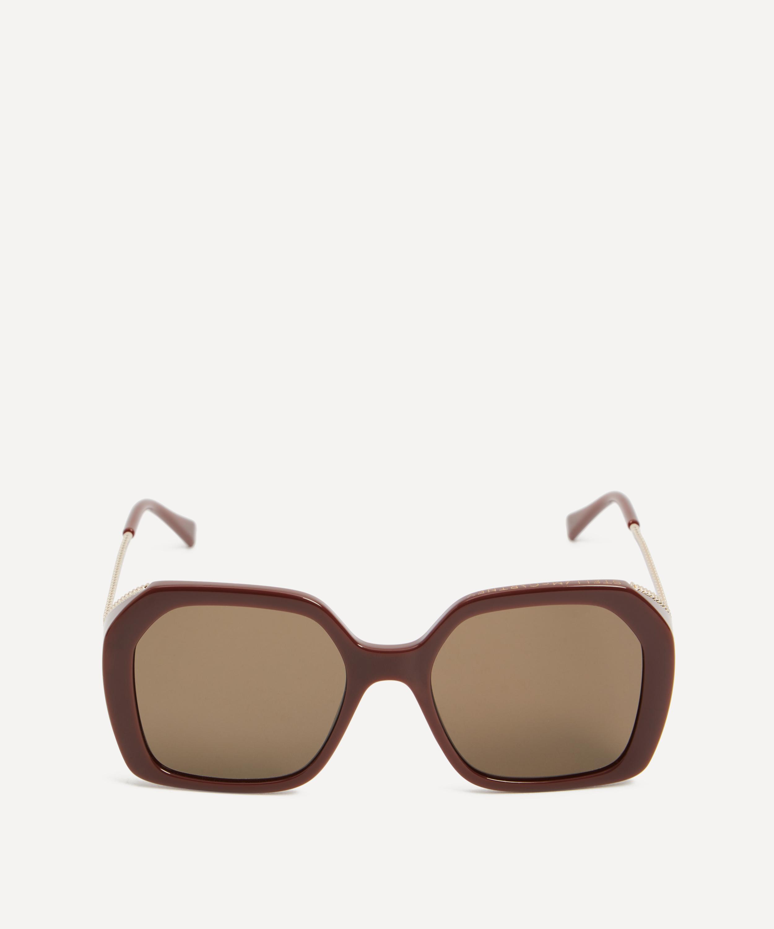 Stella McCartney - Oversized Butterfly Acetate Sunglasses image number 0