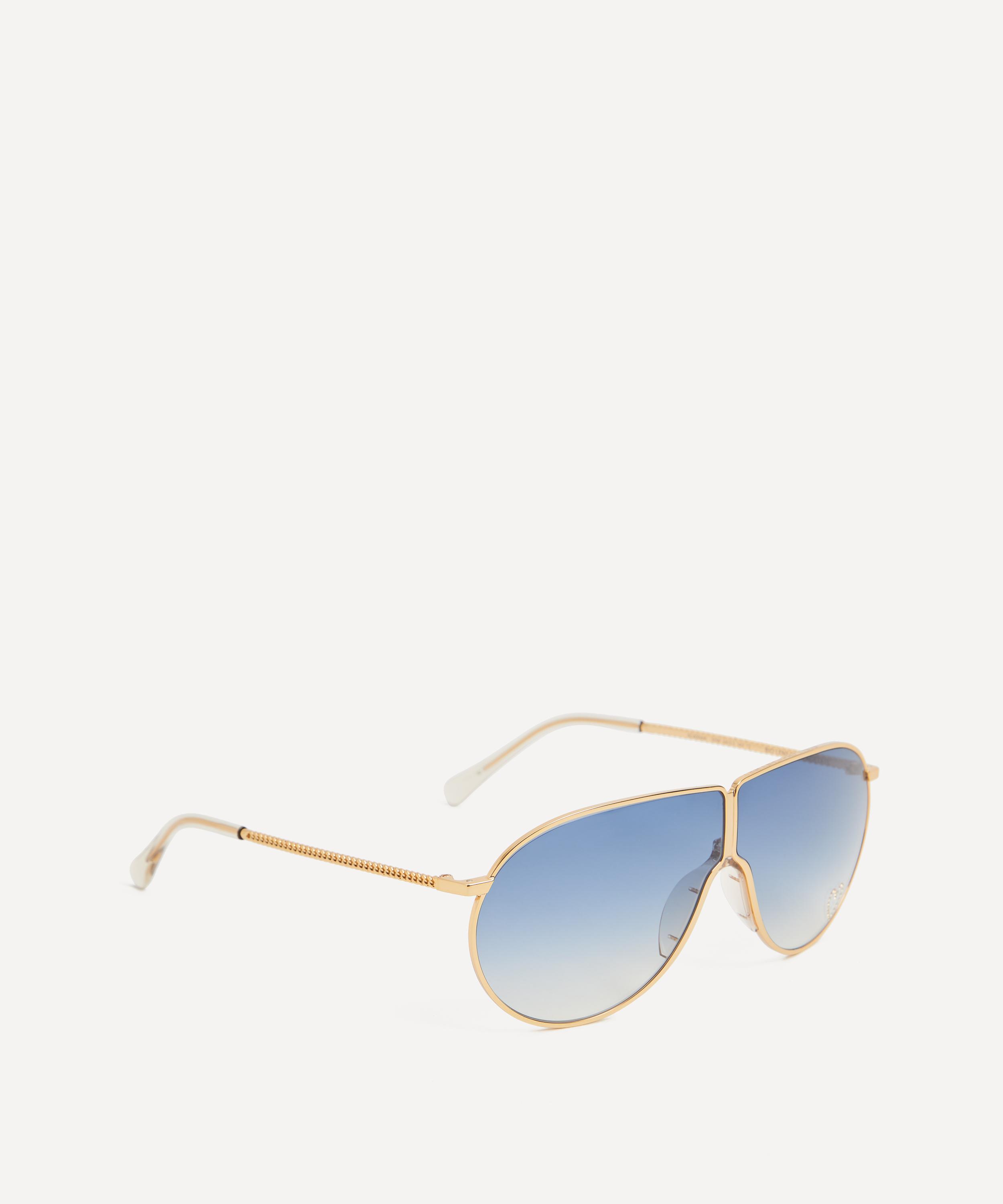 Stella McCartney - Loveheart Metal Aviator Sunglasses image number 1