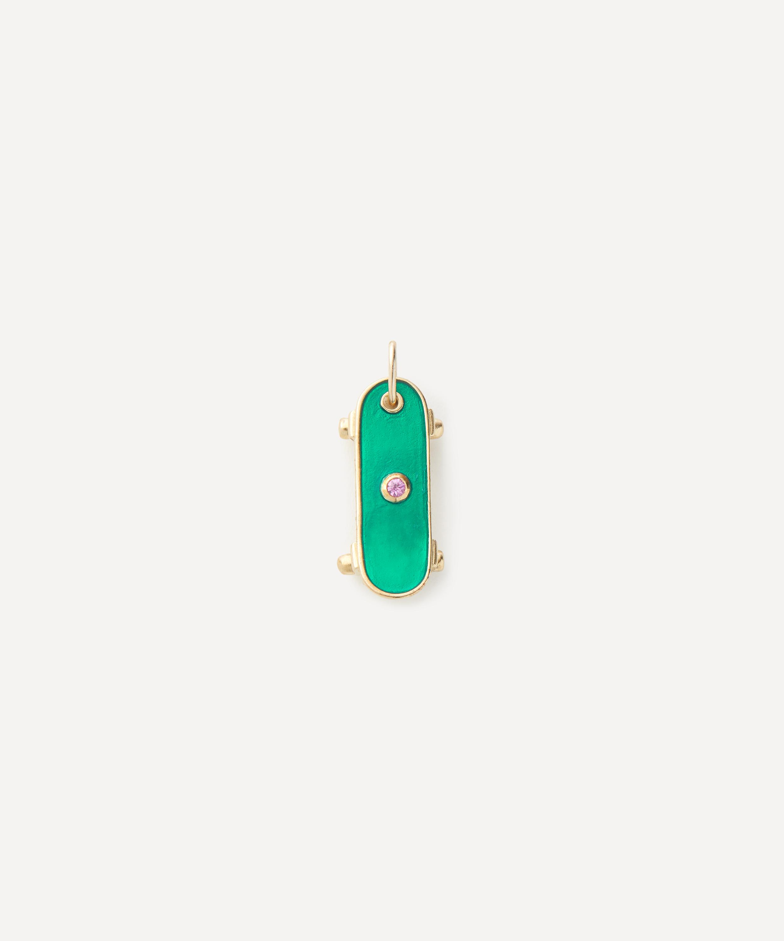 Pascale Monvoisin - 9ct Gold Skateboard Pendant image number 0