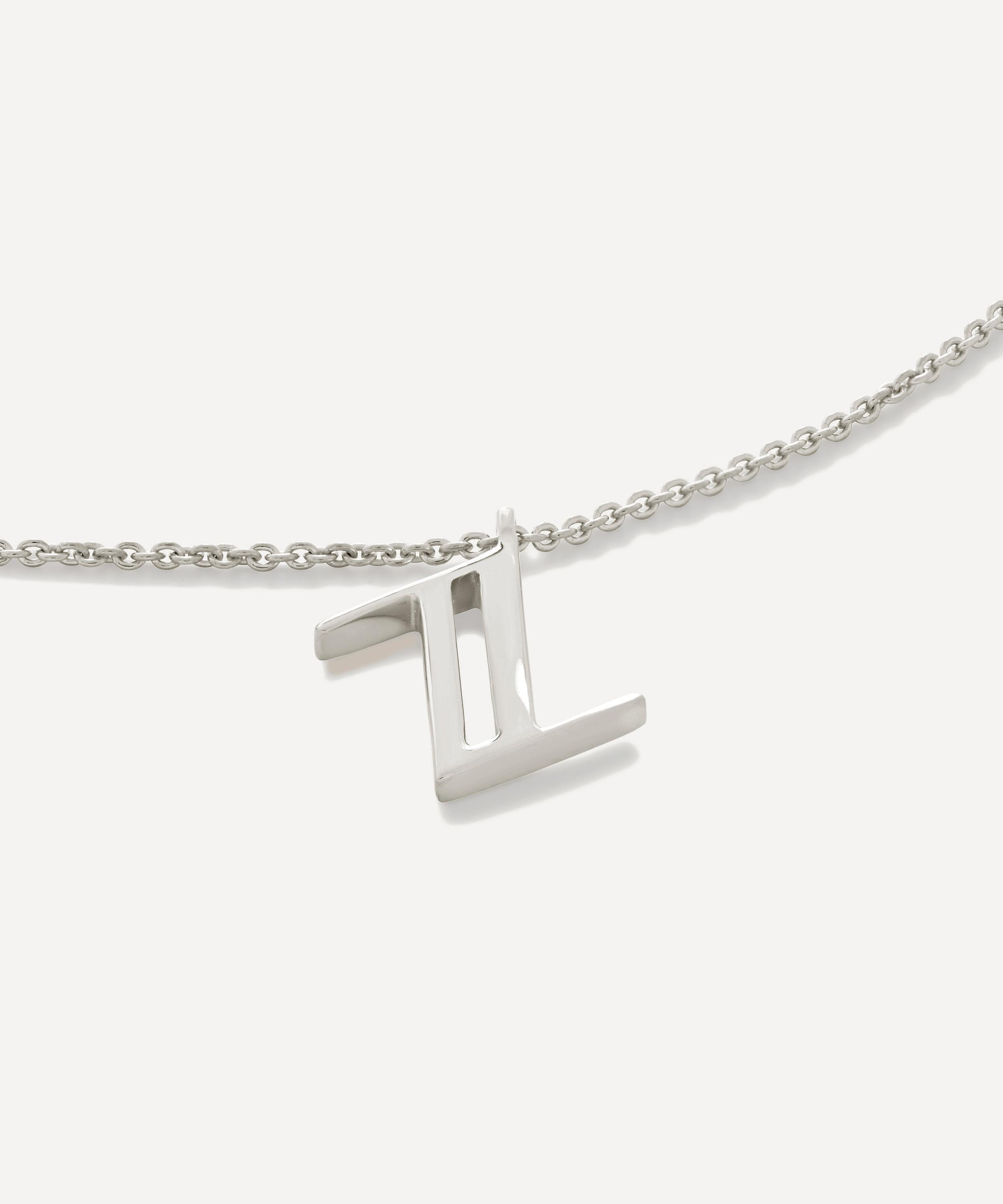 Monica Vinader - Sterling Silver Initial Z Pendant Necklace image number 0