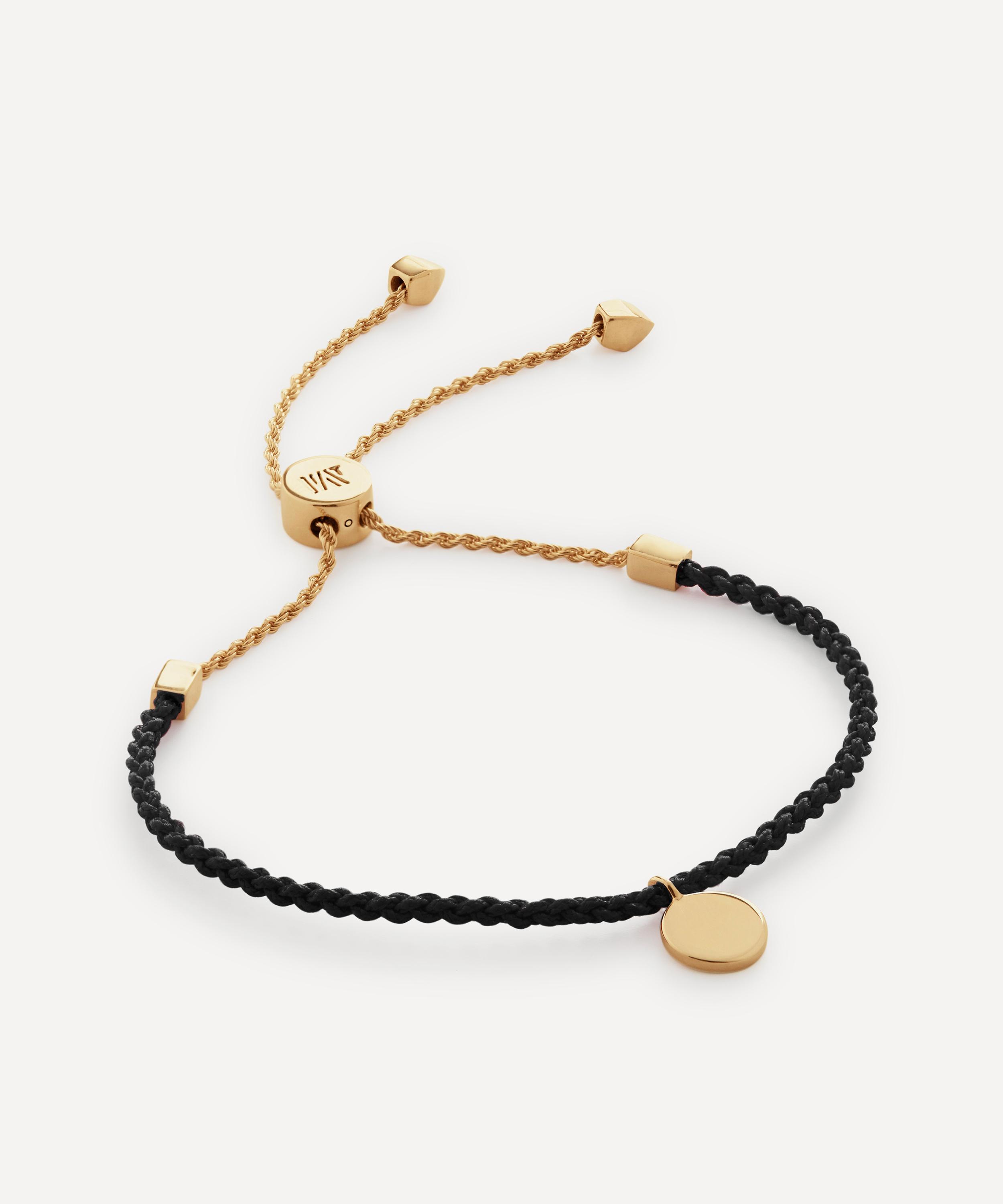 Monica Vinader - 18ct Gold-Plated Vermeil Silver Linear Friendship Bracelet image number 0