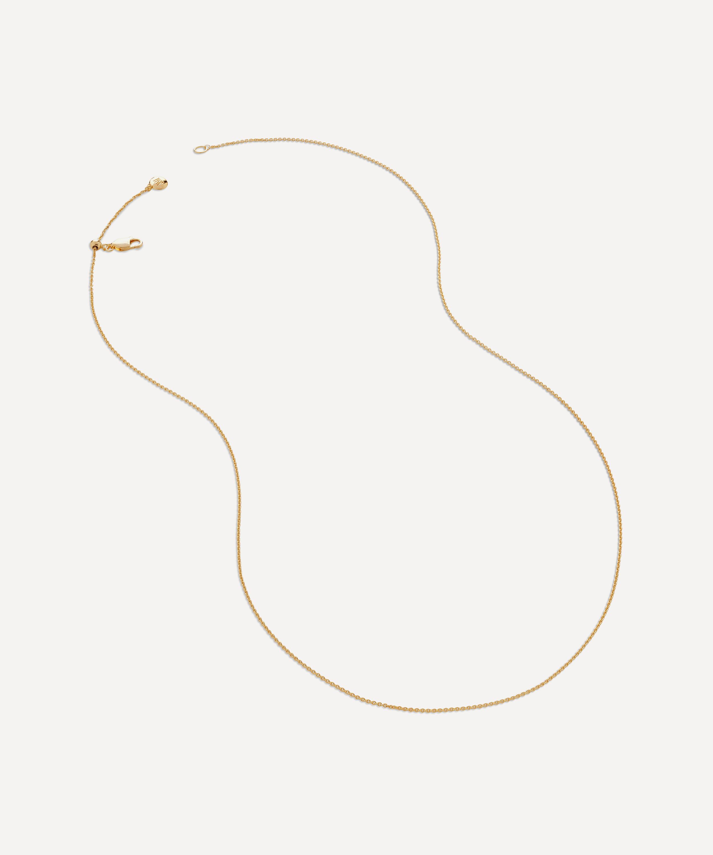 Monica Vinader - 18ct Gold-Plated Vermeil Silver Fine Chain Necklace