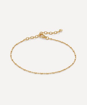 Monica Vinader - 18ct Gold-Plated Vermeil Silver Station Chain Bracelet image number 0
