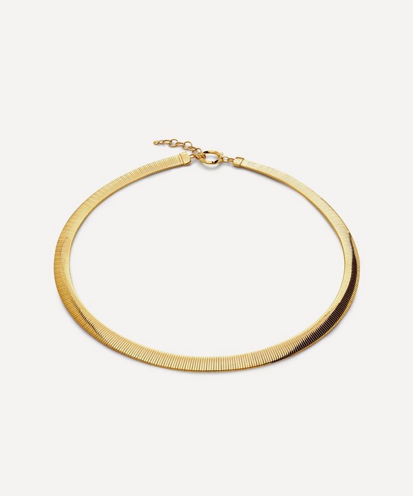 Monica Vinader - 18ct Gold-Plated Vermeil Silver Power Collar Necklace image number null