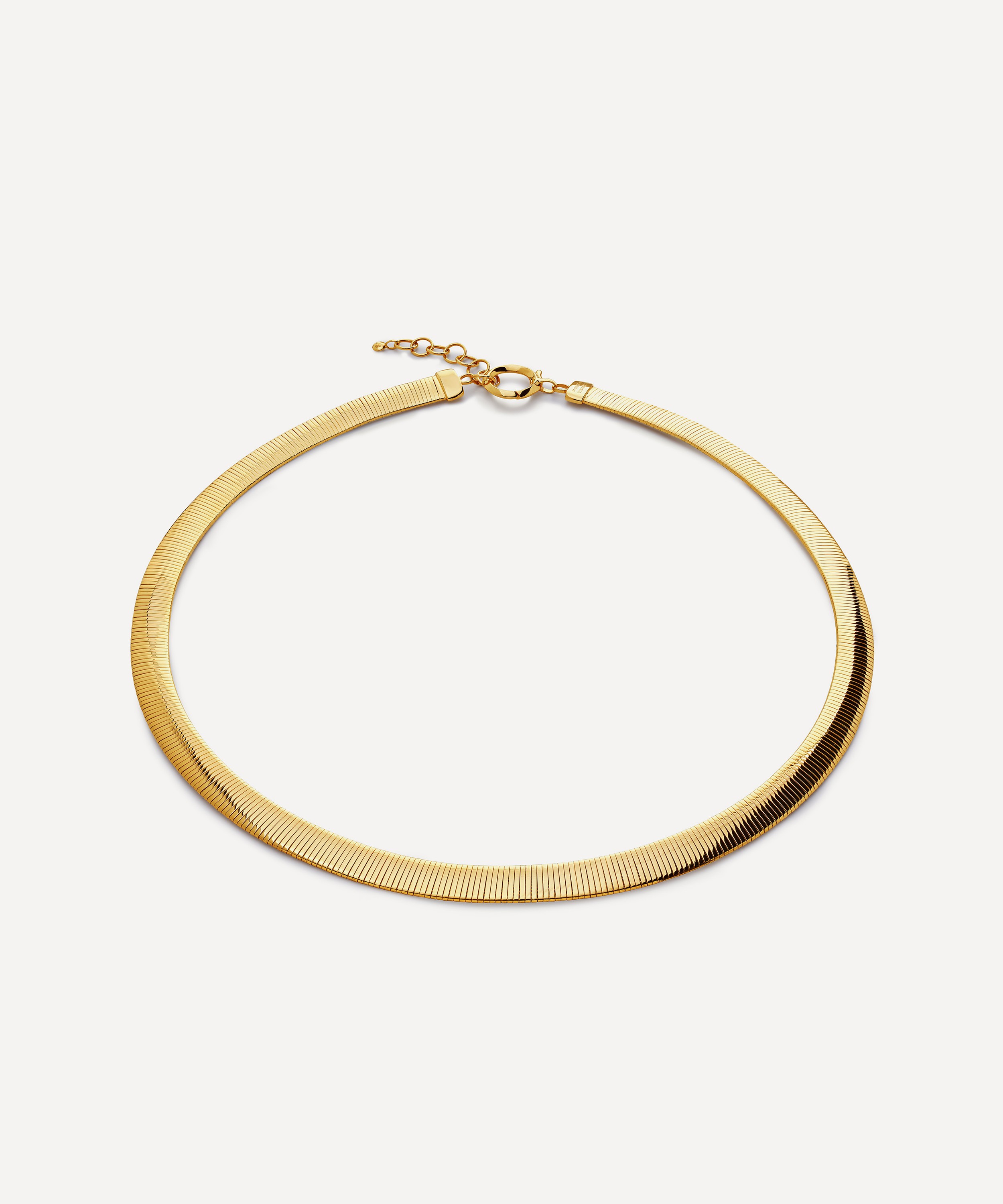 Monica Vinader - 18ct Gold-Plated Vermeil Silver Power Collar Necklace image number 0