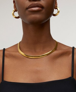 Monica Vinader - 18ct Gold-Plated Vermeil Silver Power Collar Necklace image number 1