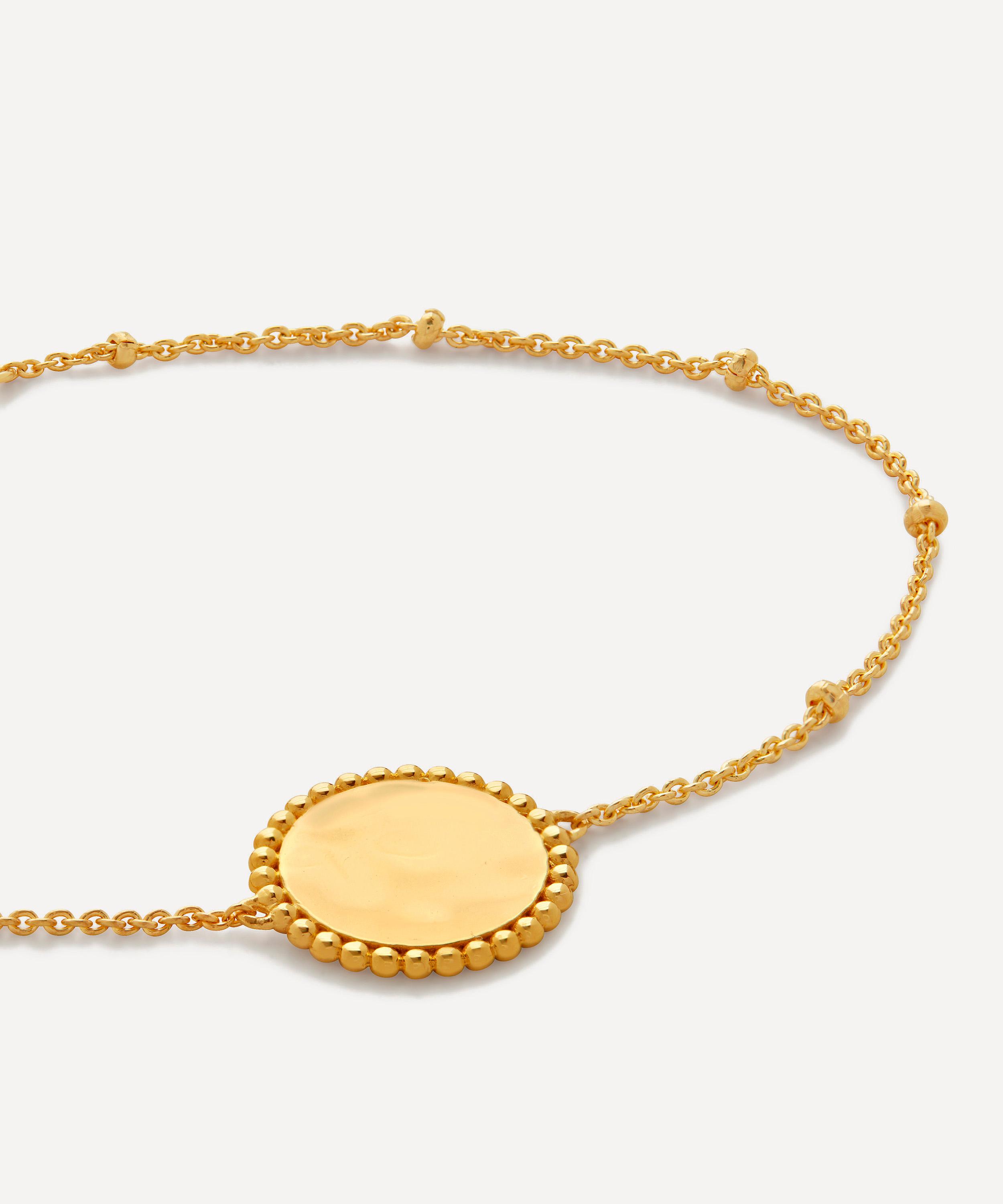 Monica Vinader - 18ct Gold-Plated Vermeil Silver Deia Beaded Chain Bracelet image number 2