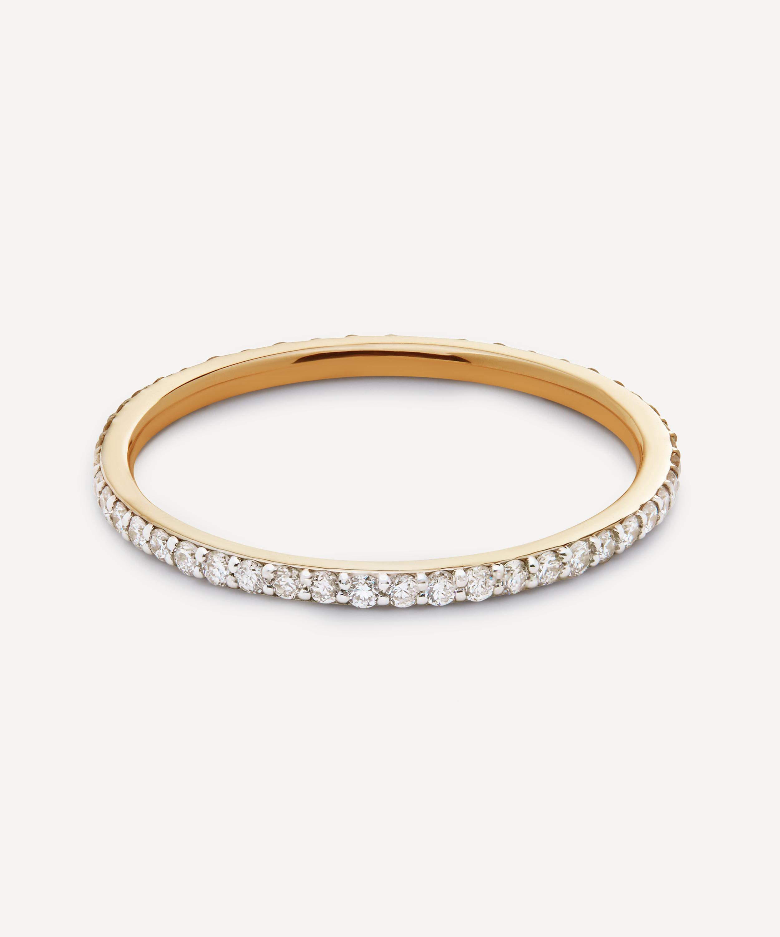 Monica Vinader - 14ct Gold Skinny Eternity Ring