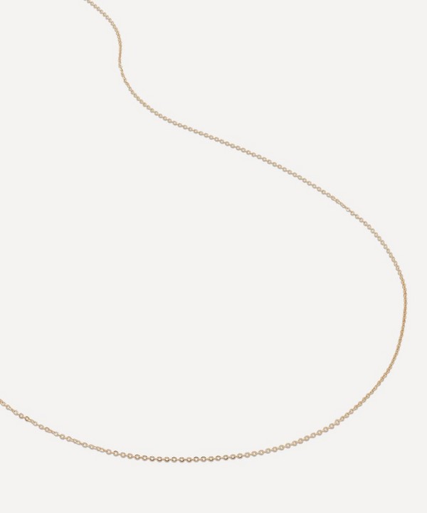Monica Vinader - 14ct Gold Super Fine Chain Necklace image number null