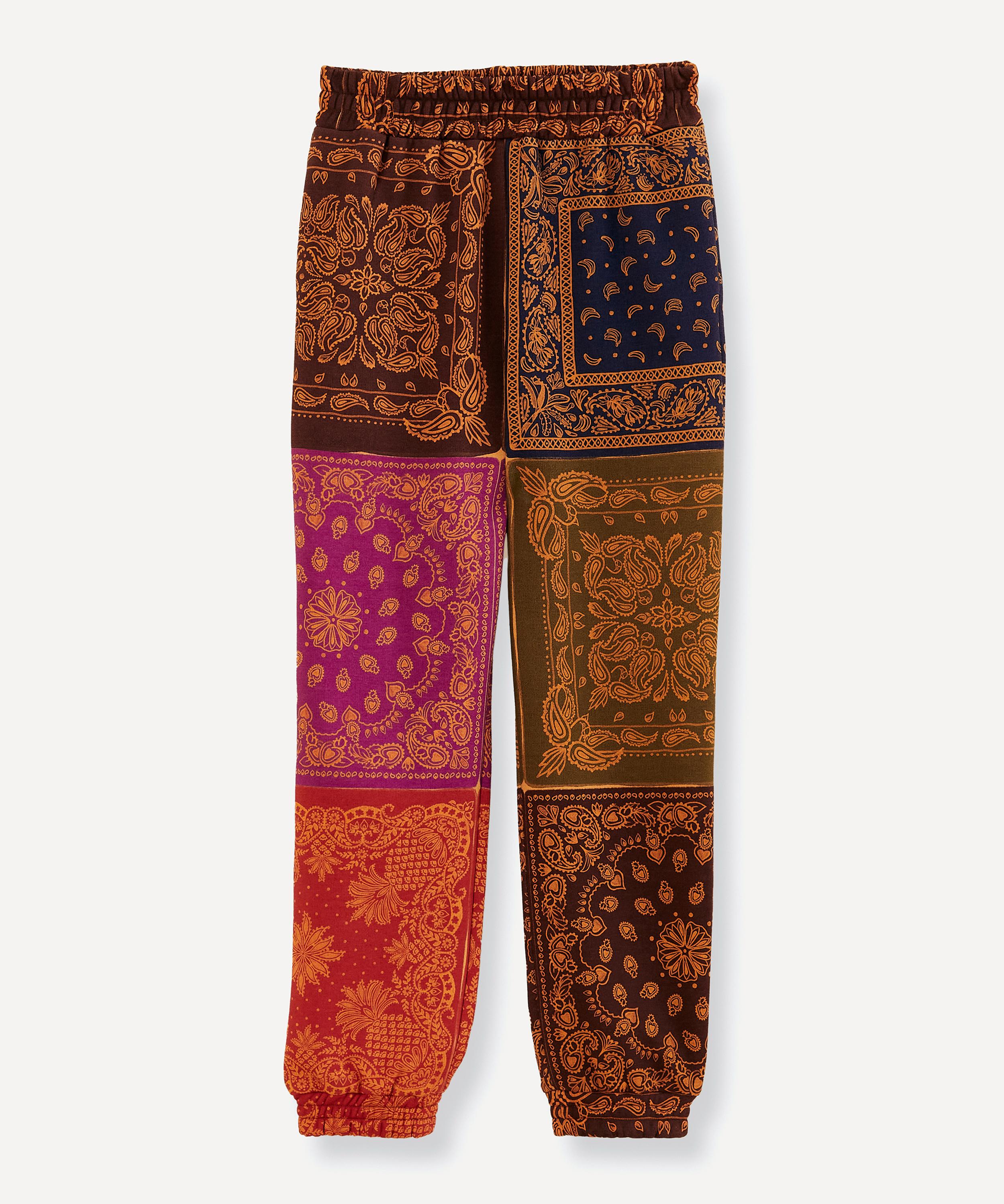 FARM Rio Black Bandana Dream Scarf Sweatpants | Liberty