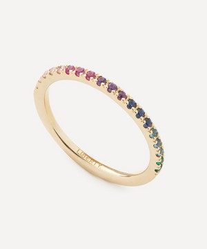 Liberty - 9ct Gold Rainbow Gemstone Ring image number 0