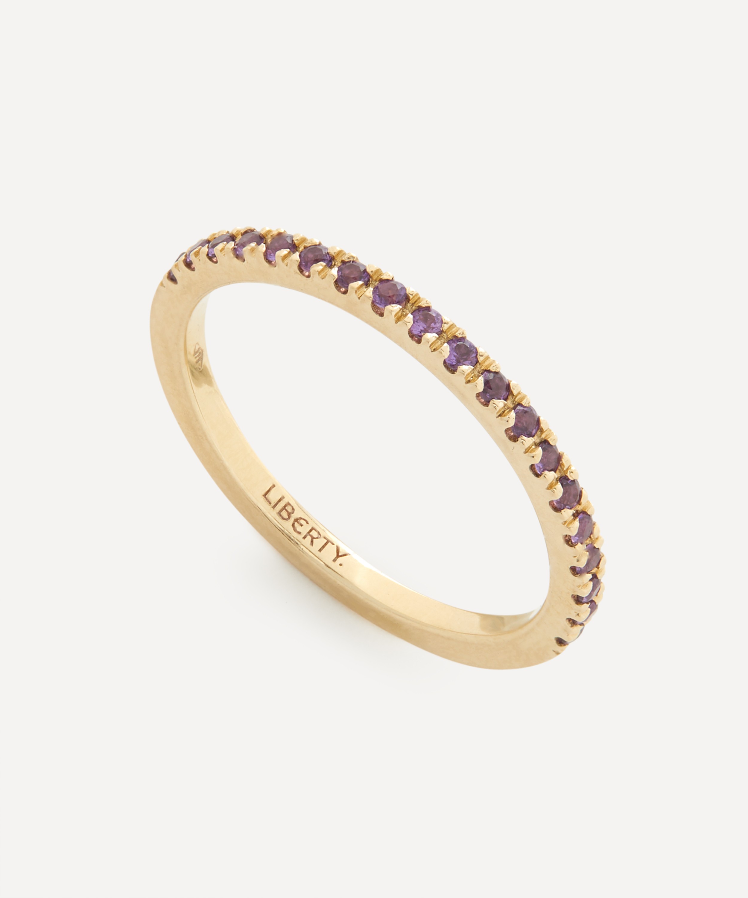 Liberty - 9ct Gold Rainbow Amethyst Ring image number 0