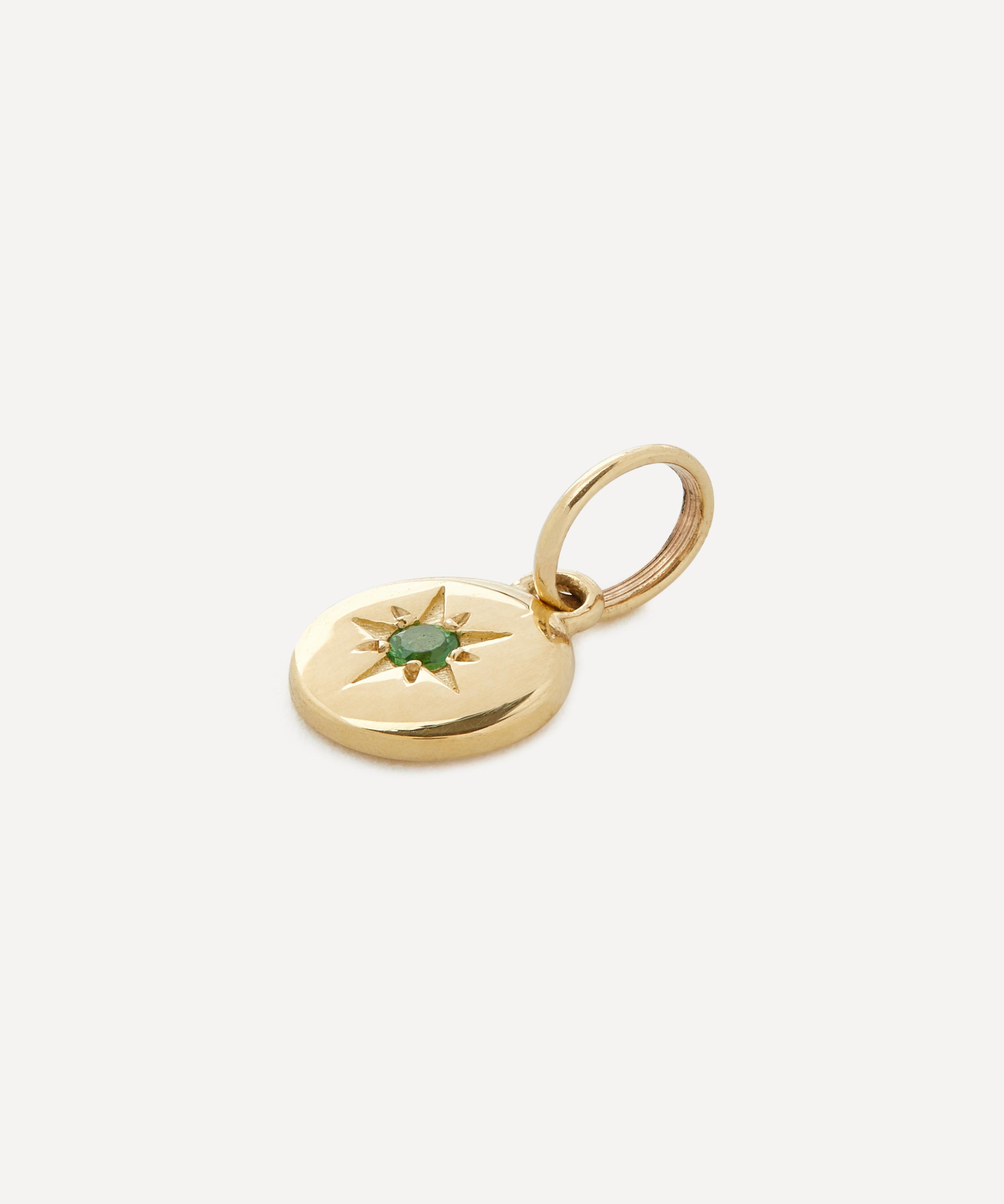 Liberty - 9ct Gold Ianthe Star Tsavorite Pendant image number 2